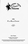 Fall Dance Concert, November 15-17, 1996 by School of Theatre and Dance