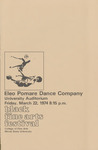 Eleo Pomare Dance Company, March 22, 1974 by School of Theatre and Dance