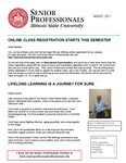 Senior Professionals, August 2011 by Illinois State University, Office of the Provost