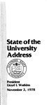 1978 State of the University Address