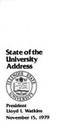 1979 State of the University Address by Lloyd I. Watkins