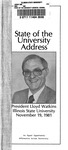 1981 State of the University Address