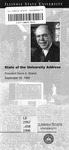 1996 State of the University Address by David A. Strand