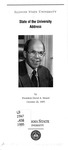 1995 State of the University Address by David A. Strand