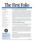The First Folio, Fall 1999 by Illinois State University, Department of English