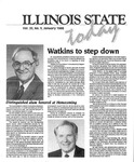 Illinois State Today, Volume 20, no. 3, January 1988