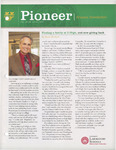 The Pioneer, vol. 20, no. 2, Fall 2015 by Illinois State University, College of Education
