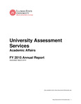 University Assessment Services, Annual Report, March 2015 by Illinois State University