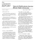 The University Report, October 10, 1969 by Illinois State University