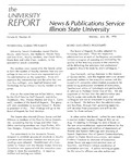 The University Report, July 20, 1970 by Illinois State University