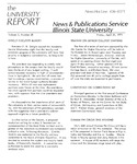 The University Report, April 23, 1971 by Illinois State University