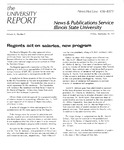 The University Report, September 10, 1971 by Illinois State University