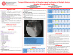 Temporal Characteristics of Oropharnygeal Swallowing in Multiple System Atrophy: A Longitudinal Study by Savannah Cornejo