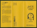 WGLT Program Guide, April, 1982
