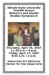 Twelfth Annual Women's and Gender Studies Symposium Program, 2007 by Illinois State University, Women's and Gender Studies Program