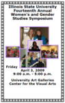 Fourteenth Annual Women's and Gender Studies Symposium Program, 2009 by Illinois State University, Women's and Gender Studies Program