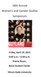 18th Annual Women's and Gender Studies Symposium Program, 2013 by Illinois State University, Women's and Gender Studies Program