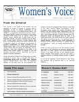 Women's Voice, Volume 3, Issue 1, August 1998 by Women's, Gender, and Sexuality Studies Program