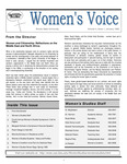 Women's Voice, Volume 4, Issue 1, January 1999 by Women's, Gender, and Sexuality Studies Program