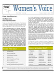 Women's Voice, Volume 4, Issue 3, March 1999 by Women's, Gender, and Sexuality Studies Program