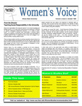 Women's Voice, Volume 5, Issue 3, October 1999 by Women's, Gender, and Sexuality Studies Program