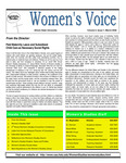 Women's Voice, Volume 5, Issue 7, March 2000 by Women's, Gender, and Sexuality Studies Program