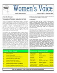Women's Voice, Volume 6, Issue 2, September 2000 by Women's, Gender, and Sexuality Studies Program