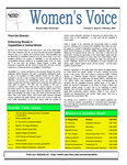 Women's Voice, Volume 6, Issue 6, February 2001 by Women's, Gender, and Sexuality Studies Program