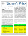 Women's Voice, Volume 6, Issue 7, March/April/May 2001 by Women's, Gender, and Sexuality Studies Program