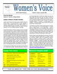 Women's Voice, Volume 7, Issue 5, January 2002 by Women's, Gender, and Sexuality Studies Program