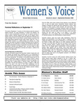 Women's Voice, Volume 8, Issue 1, September/October 2002 by Women's, Gender, and Sexuality Studies Program