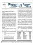 Women's Voice, Volume 8, Issue 2, November/December 2002 by Women's, Gender, and Sexuality Studies Program