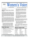 Women's Voice, Volume 8, Issue 3, January/February 2003 by Women's, Gender, and Sexuality Studies Program